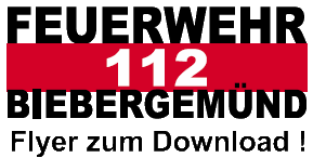 Infoflyer Feuerwehr Biebergem&uuml;nd